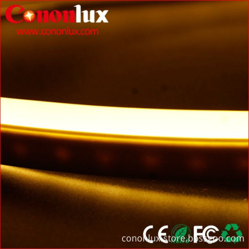 110V 240V AC modular pattern bendable neon flex 2835 rgb led strip compatible with DMX for Advertising DIY design